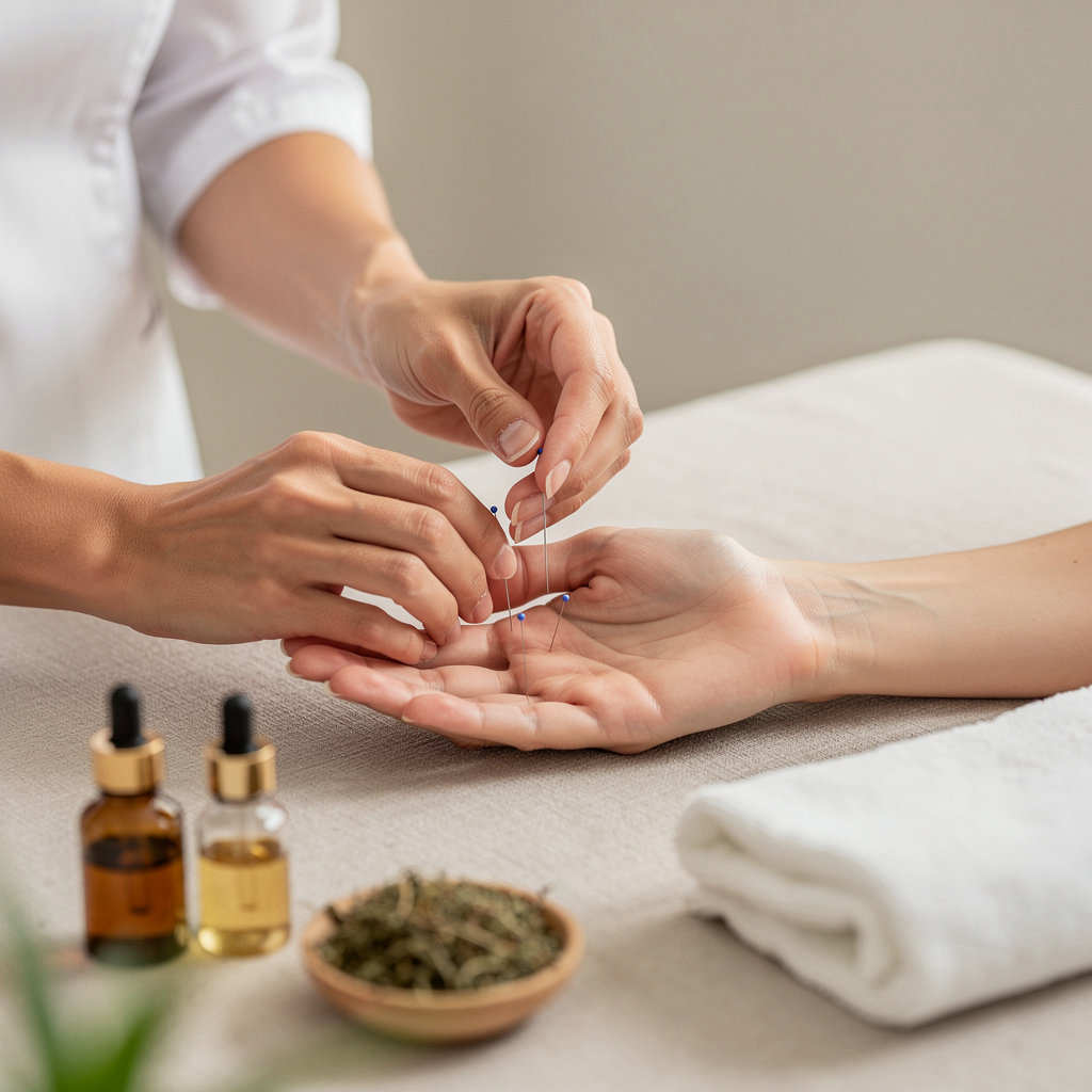 San Diego Center Holistic Medicine team discussing integrative patient care in a calm, modern clinic setting