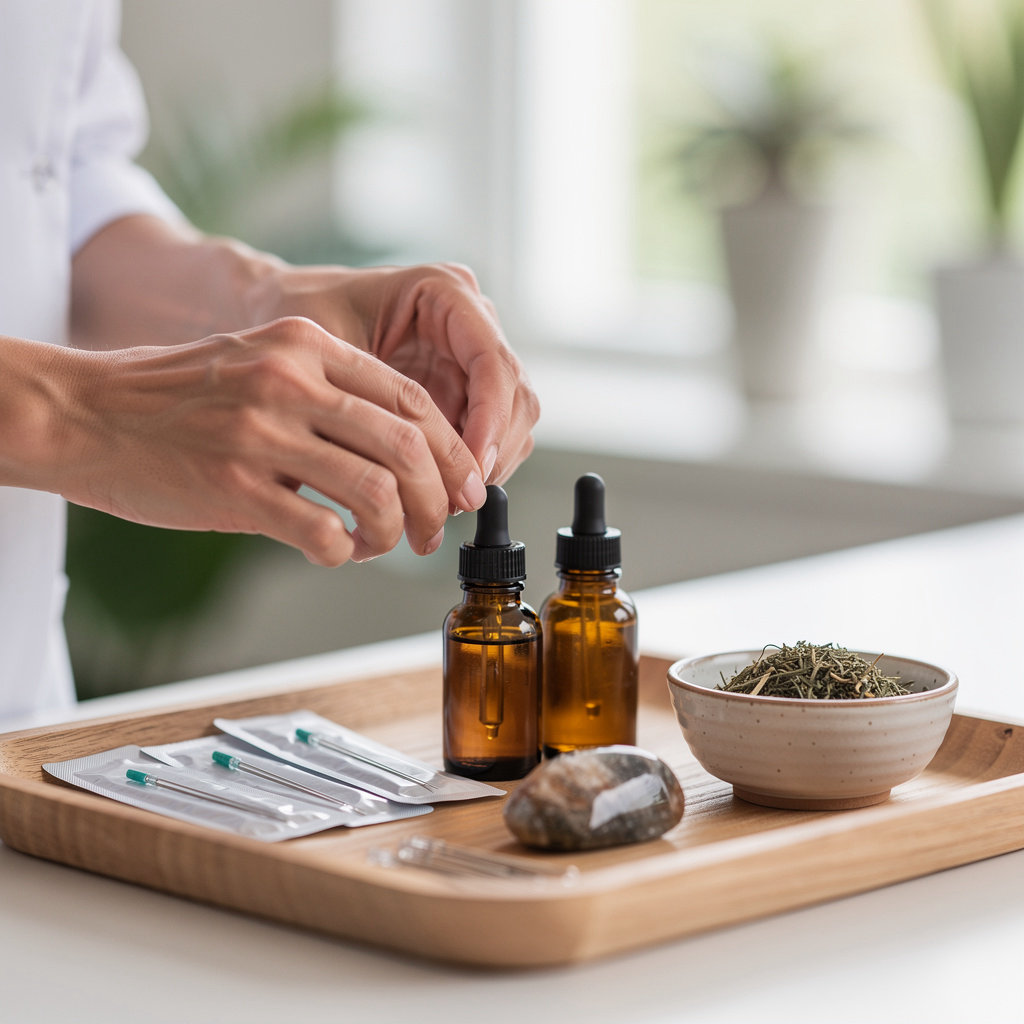 San Diego Center Holistic Medicine professional providing compassionate integrative care in a calming clinic environment